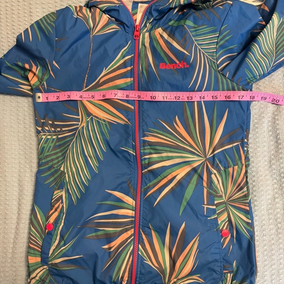 Tropical Blue Women's Rain Jacket - Picture 6 of 8